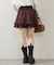 【continuer】ハイウエストビット付ミニスカート