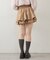 【continuer】ハイウエストビット付ミニスカート