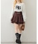 【continuer】ハイウエストビット付ミニスカート