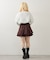 【continuer】ハイウエストビット付ミニスカート