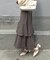 【continuer】アシンメトリーマーメイドスカート