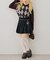 【continuer】チャーム付プリーツミニスカート