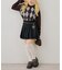 【continuer】チャーム付プリーツミニスカート