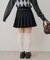 【continuer】チャーム付プリーツミニスカート