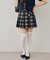 【continuer】チャーム付プリーツミニスカート