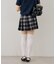 【continuer】チャーム付プリーツミニスカート