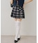 【continuer】チャーム付プリーツミニスカート