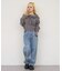 【continuer】【サイズ展開あり】リボンビジューチャーム付きワイドパンツ