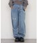 【continuer】【サイズ展開あり】リボンビジューチャーム付きワイドパンツ