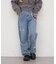 【continuer】【サイズ展開あり】リボンビジューチャーム付きワイドパンツ