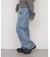 【continuer】【サイズ展開あり】リボンビジューチャーム付きワイドパンツ