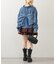 【continuer】後ろビッグリボンデニムジャケット