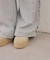 【continuer】【セットアップ対応可】サイドフリルスウェットパンツ