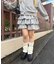 【continuer】【セットアップ対応可】ラインダンボールフリルスカート