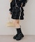【continuer】【セットアップ対応可】ラインダンボールフリルスカート