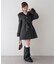 【continuer】フェイクファーフード付きミドルコート