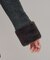 【continuer】フェイクファーフード付きミドルコート