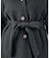【continuer】フェイクファーフード付きミドルコート