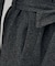 【continuer】フェイクファーフード付きミドルコート