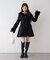 【continuer】フェイクファーフード付きミドルコート