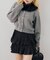 【continuer】フェイクファー衿カーディガン