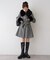 【continuer】フェイクファー付2wayミドルコート