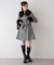 【continuer】フェイクファー付2wayミドルコート