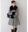 【continuer】フェイクファー付2wayミドルコート