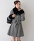 【continuer】フェイクファー付2wayミドルコート