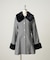 【continuer】フェイクファー付2wayミドルコート