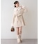 【continuer】フェイクファー付2wayミドルコート
