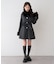 【continuer】フェイクファー付2wayミドルコート