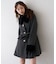【continuer】フェイクファー付2wayミドルコート