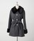 【continuer】フェイクファー付2wayミドルコート