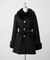 【continuer】フェイクファー付2wayミドルコート