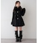【continuer】フェイクファー付2wayミドルコート