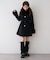 【continuer】フェイクファー付2wayミドルコート