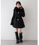 【continuer】フェイクファー付2wayミドルコート