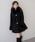 【continuer】フェイクファー付2wayミドルコート