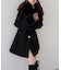 【continuer】フェイクファー付2wayミドルコート