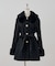 【continuer】フェイクファー付2wayミドルコート