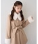 【continuer】フェイクファー付2wayミドルコート