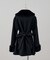 【continuer】フェイクファー付2wayミドルコート