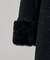 【continuer】フェイクファー付2wayミドルコート