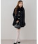 【continuer】フェイクファー付2wayミドルコート