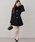 【continuer】フェイクファー付2wayミドルコート