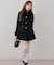 【continuer】フェイクファー付2wayミドルコート