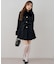 【continuer】フェイクファー付2wayミドルコート