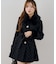 【continuer】フェイクファー付2wayミドルコート