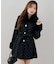 【continuer】フェイクファー付2wayミドルコート